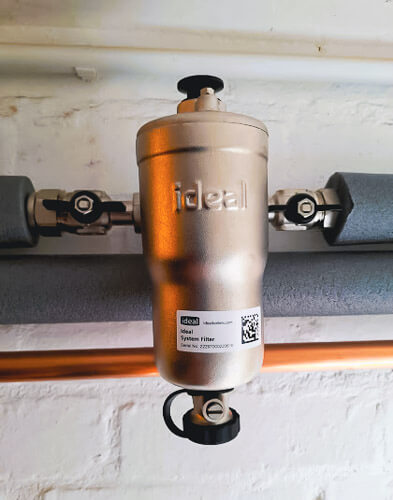 Gas control unit for central heating.